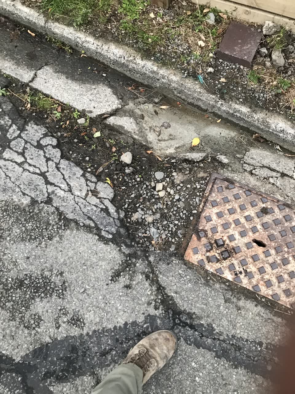 The photograph attached to this wastewater/stormwater report