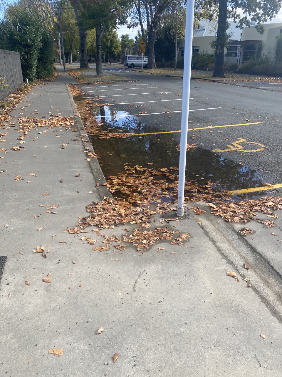 The photograph attached to this wastewater/stormwater report