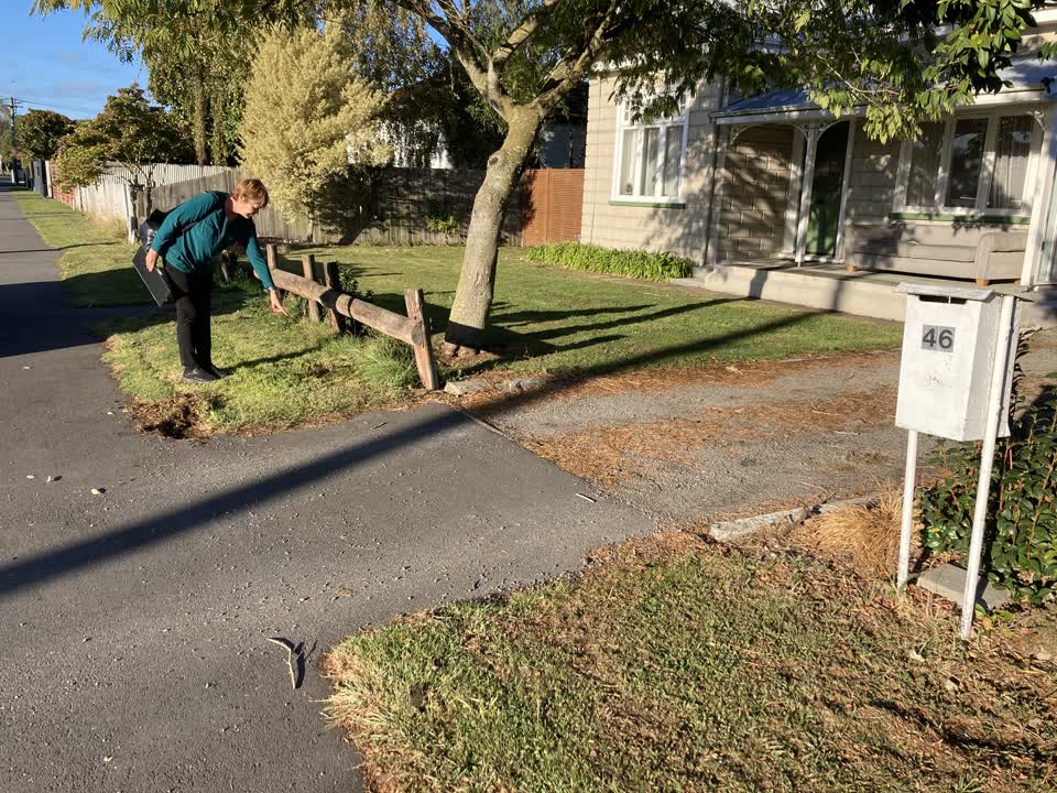 The photograph attached to this water leak report