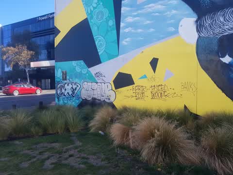 Graffiti, a report photo