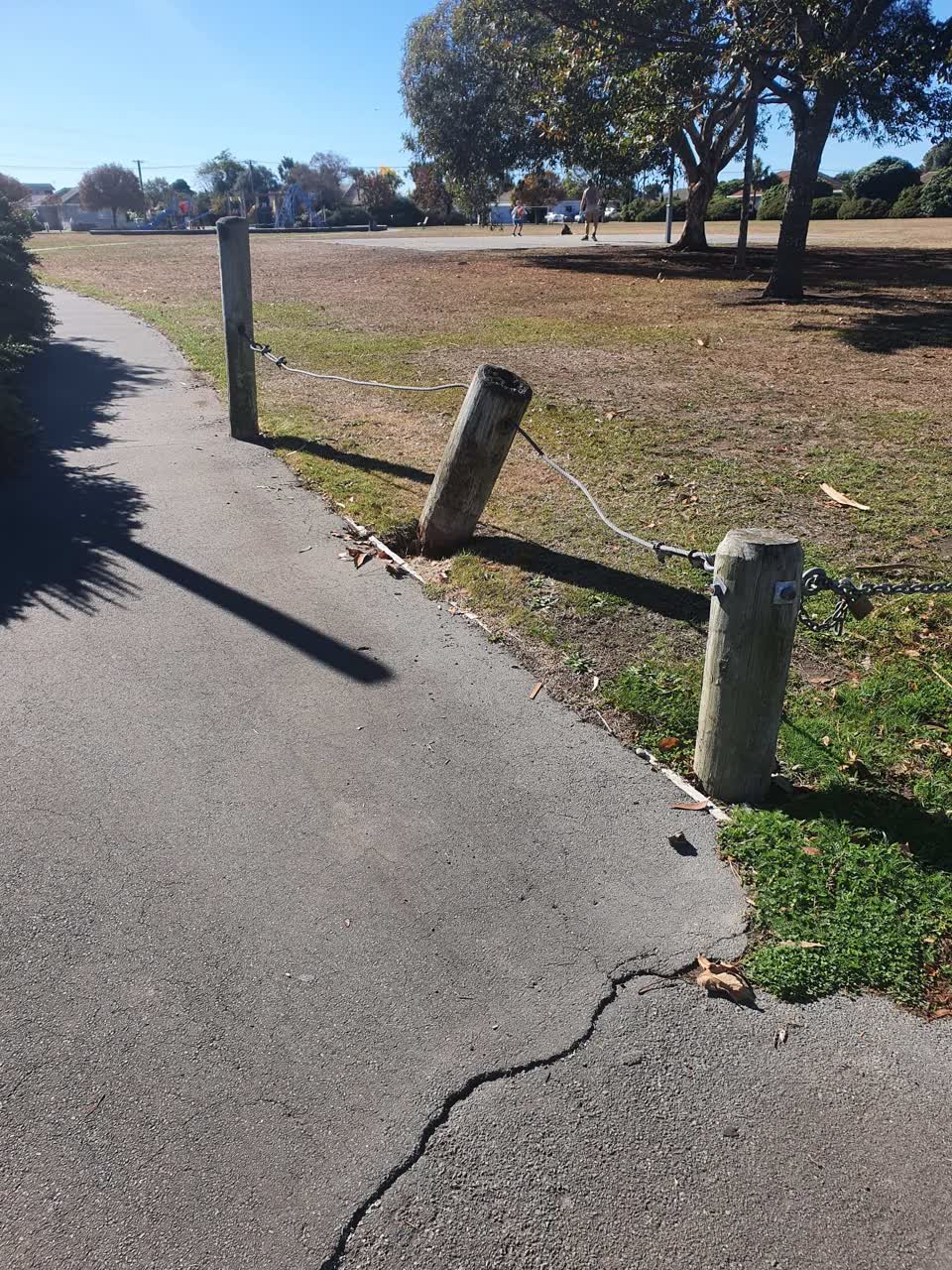 The photograph attached to this parks report
