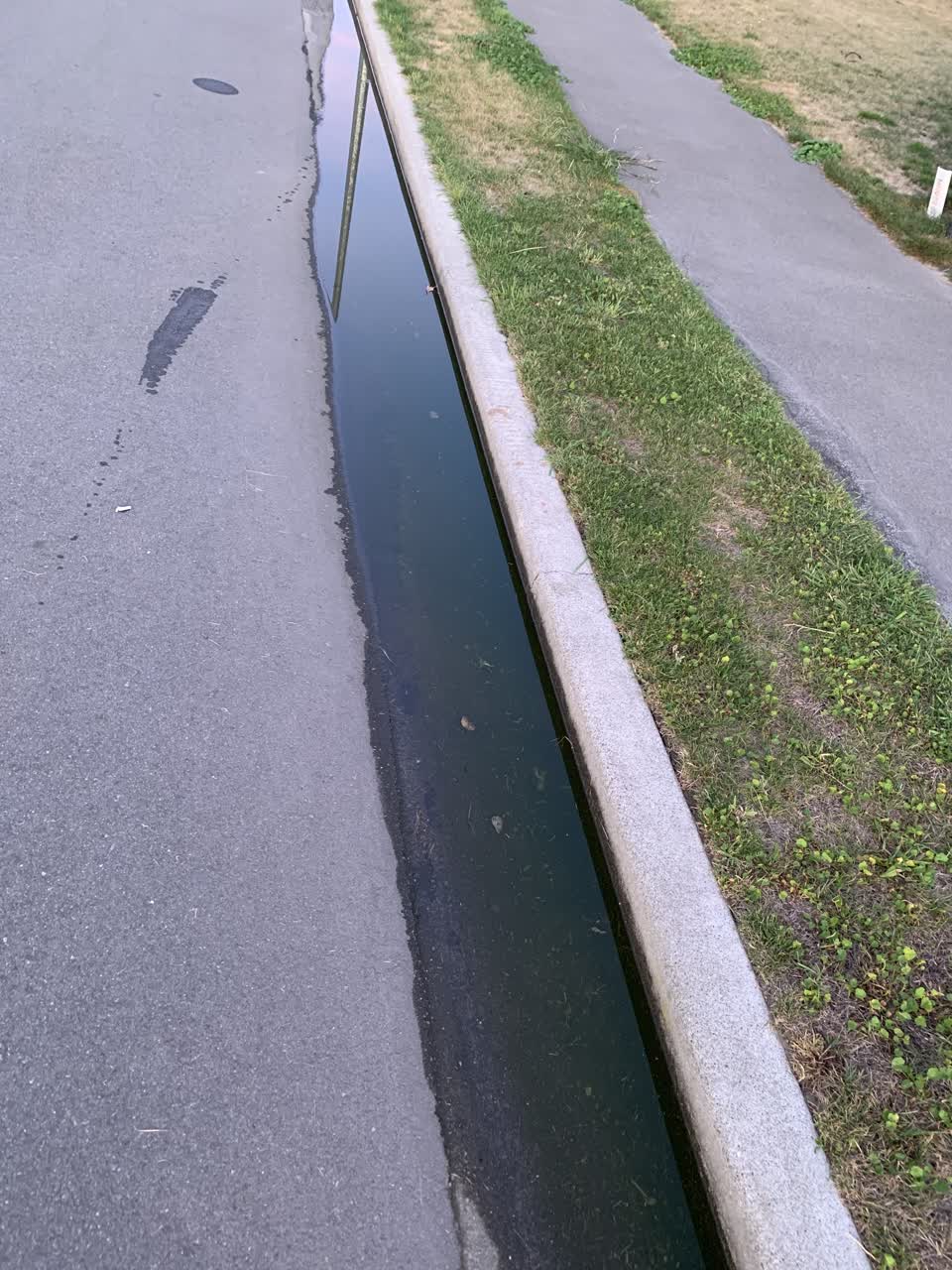 The photograph attached to this wastewater/stormwater report