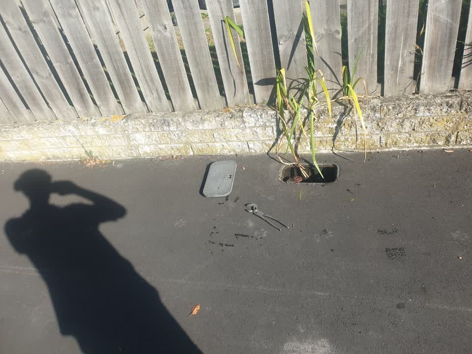 The photograph attached to this water supply report