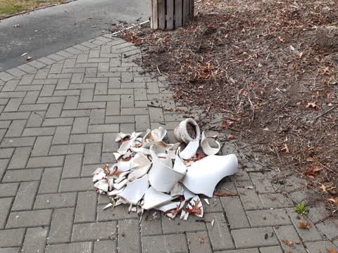 Rubbish/Recycling, a report photo