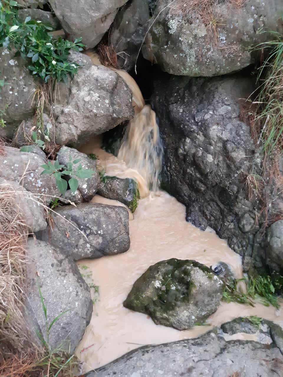 The photograph attached to this wastewater/stormwater report