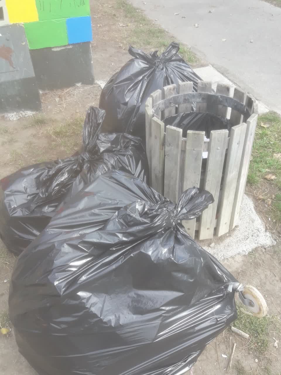 The photograph attached to this rubbish/recycling report