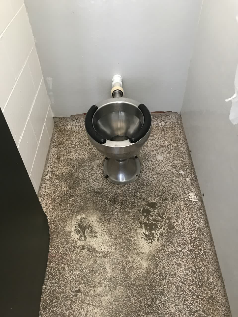 The photograph attached to this water leak report