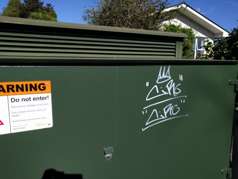 Graffiti, a report photo