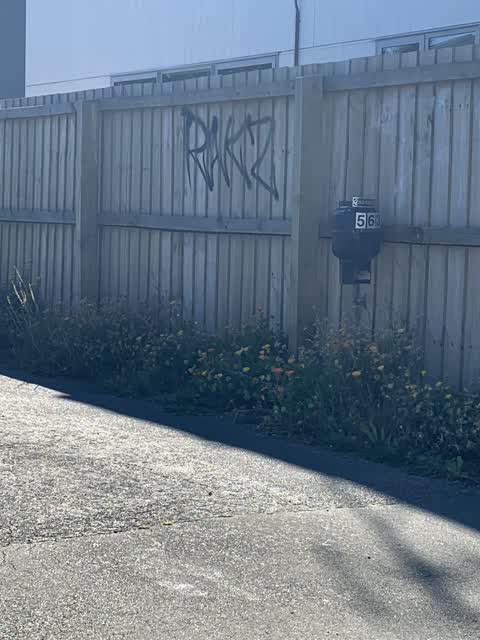 Graffiti, a report photo