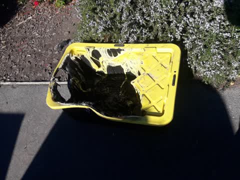 Rubbish/Recycling, a report photo