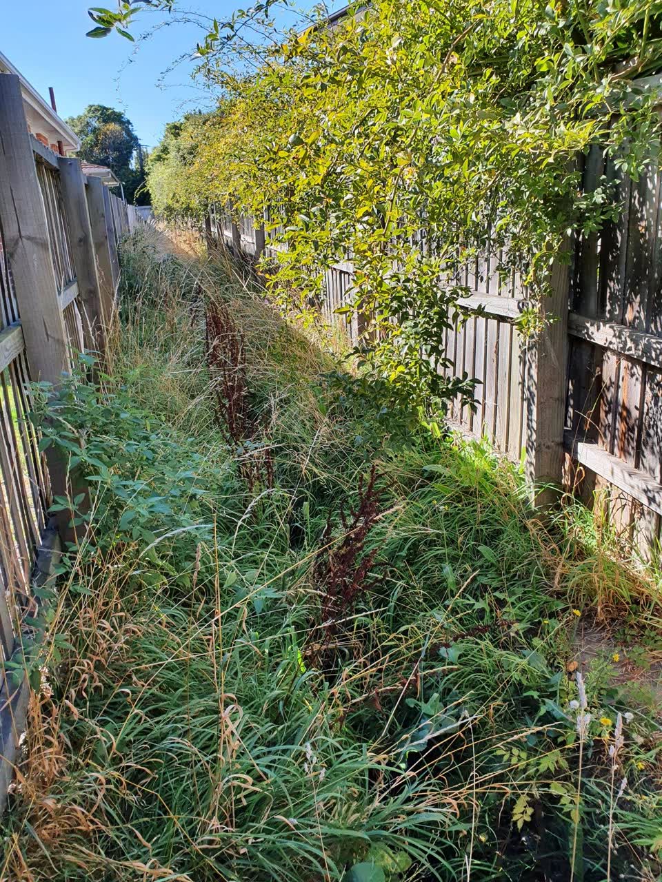 The photograph attached to this wastewater/stormwater report