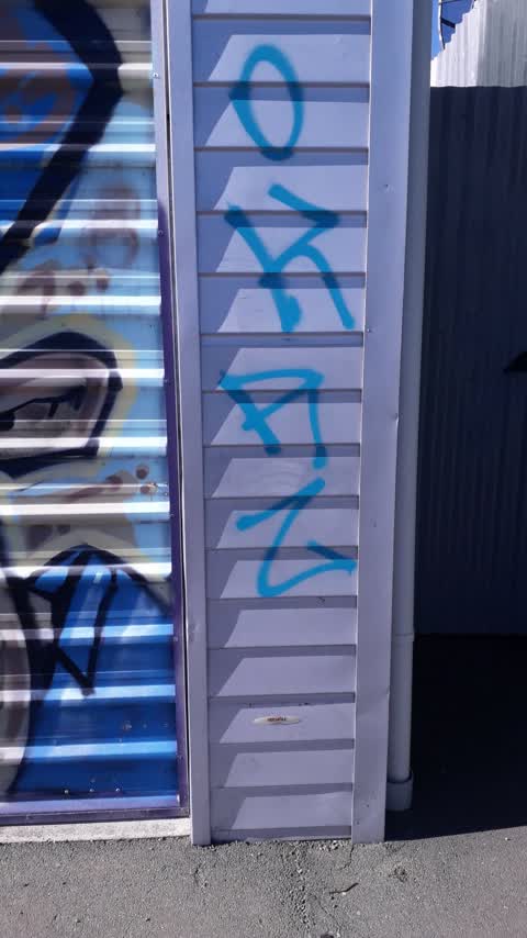 Graffiti, a report photo