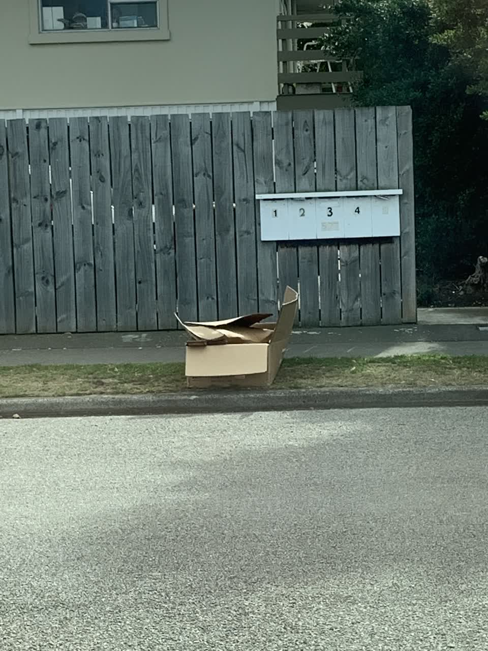 The photograph attached to this rubbish/recycling report