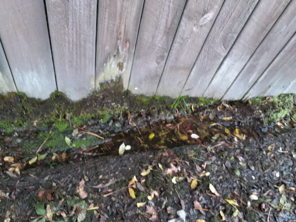 The photograph attached to this flooding report