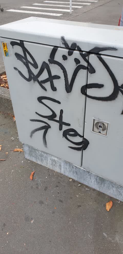 Graffiti, a report photo
