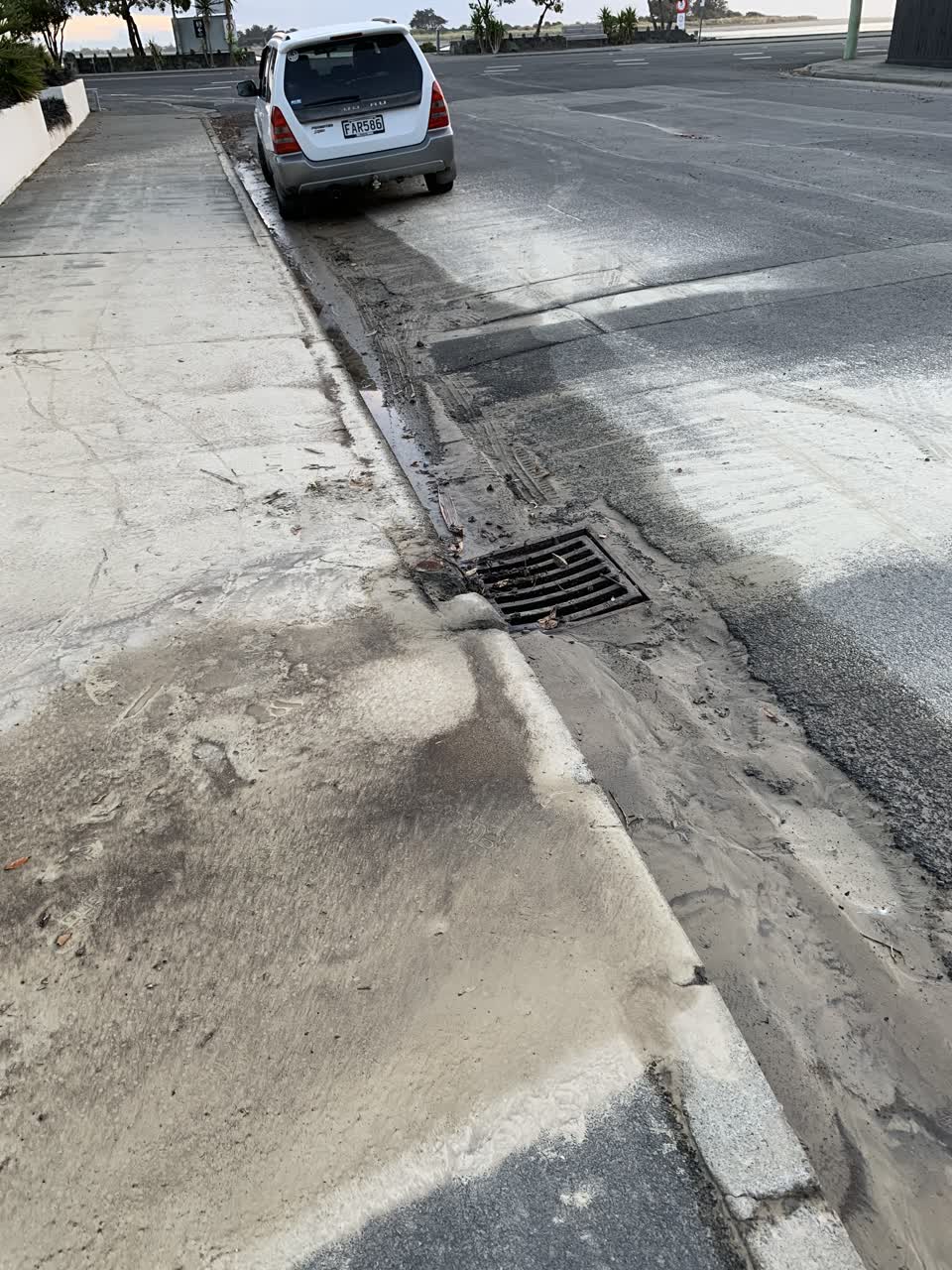 The photograph attached to this wastewater/stormwater report