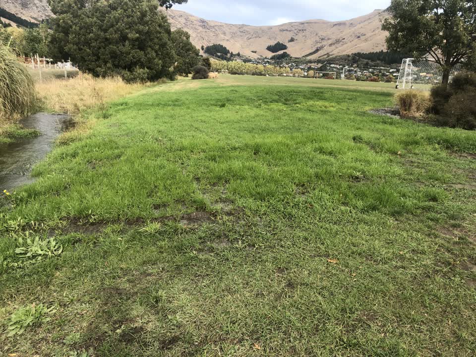 The photograph attached to this water leak report