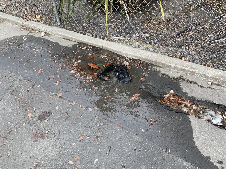 The photograph attached to this water supply report