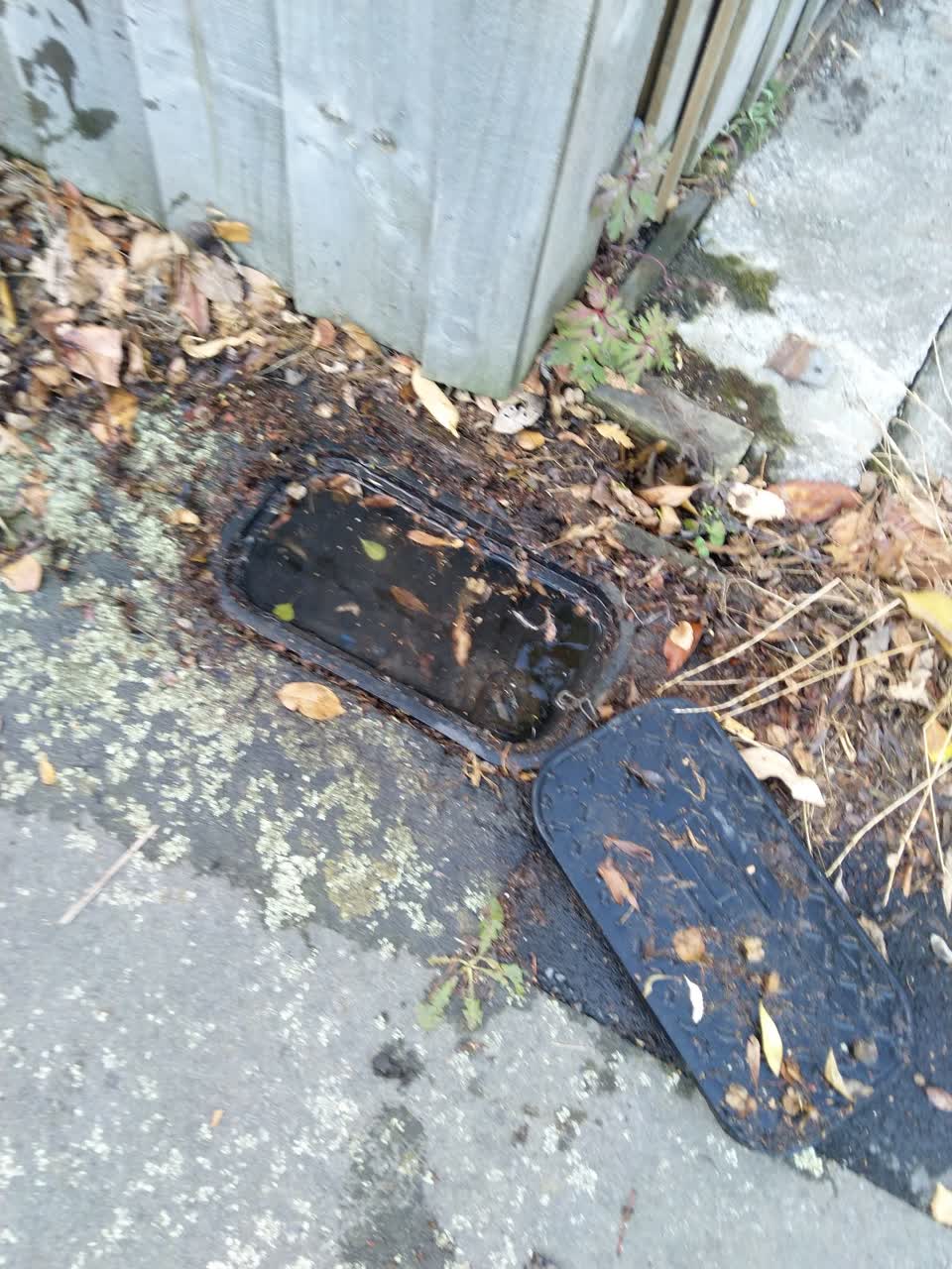 The photograph attached to this flooding report