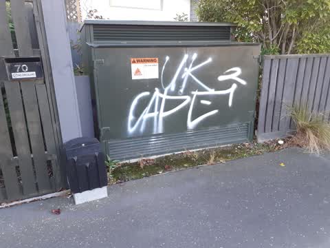 Graffiti, a report photo