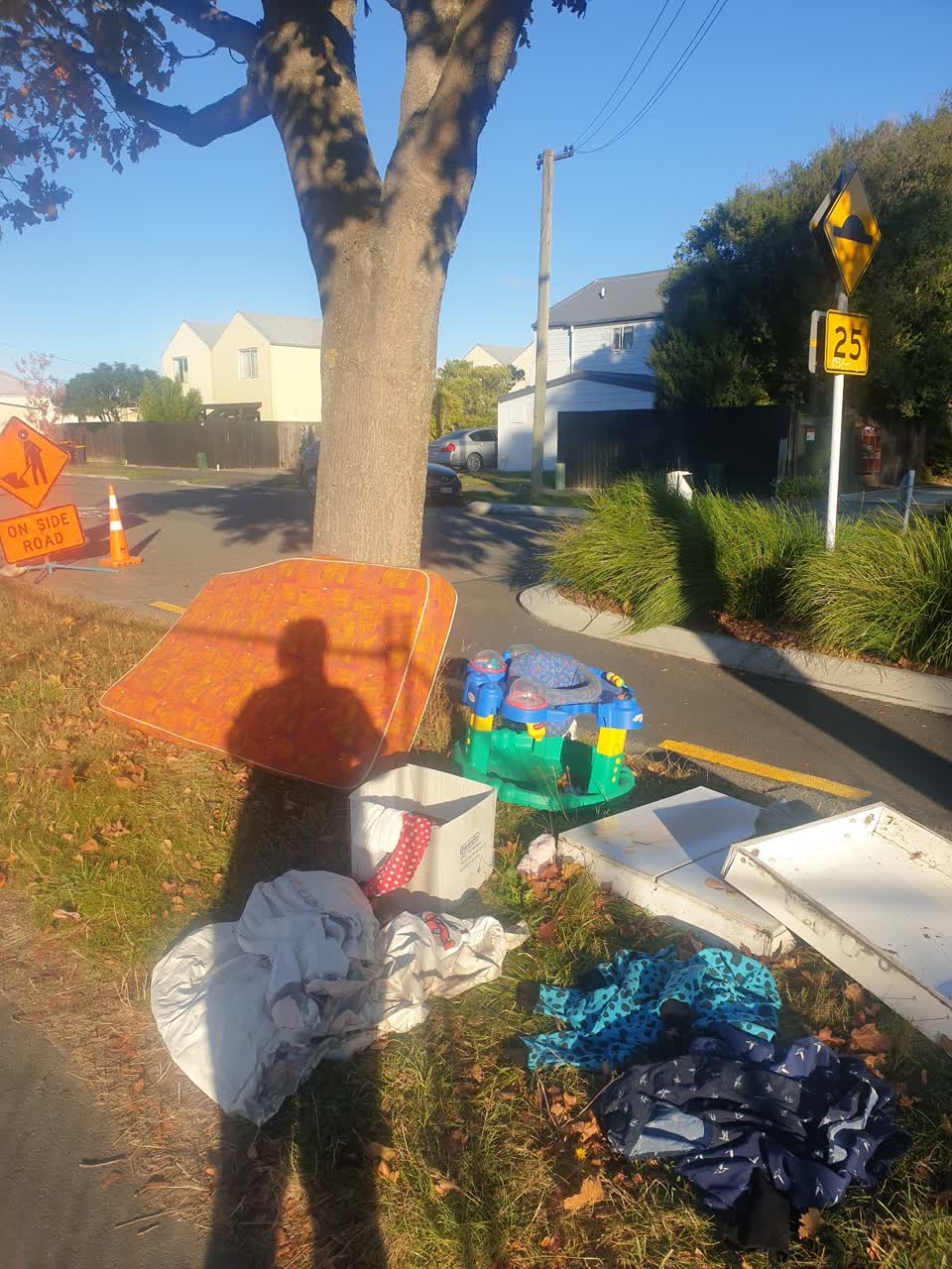 The photograph attached to this rubbish/recycling report