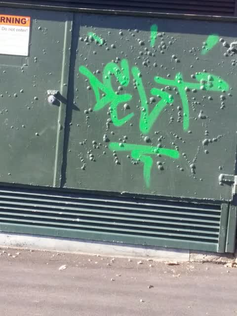 Graffiti, a report photo