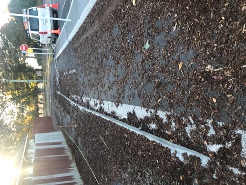 The photograph attached to this flooding report