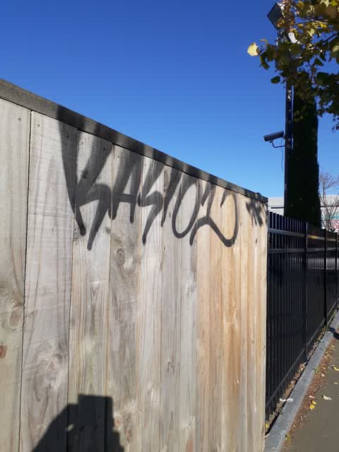 Graffiti, a report photo