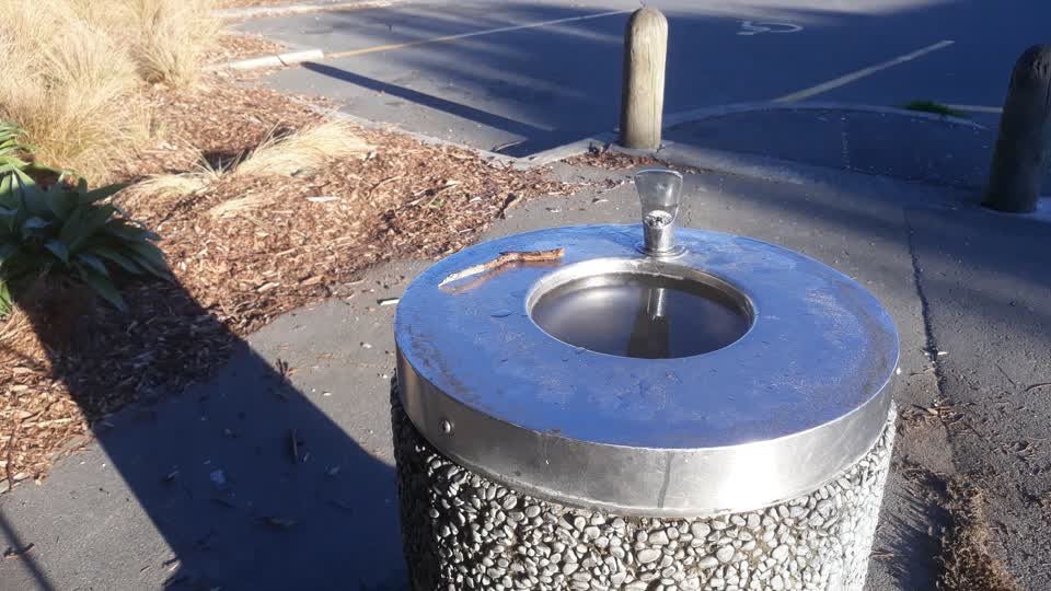 The photograph attached to this water supply report
