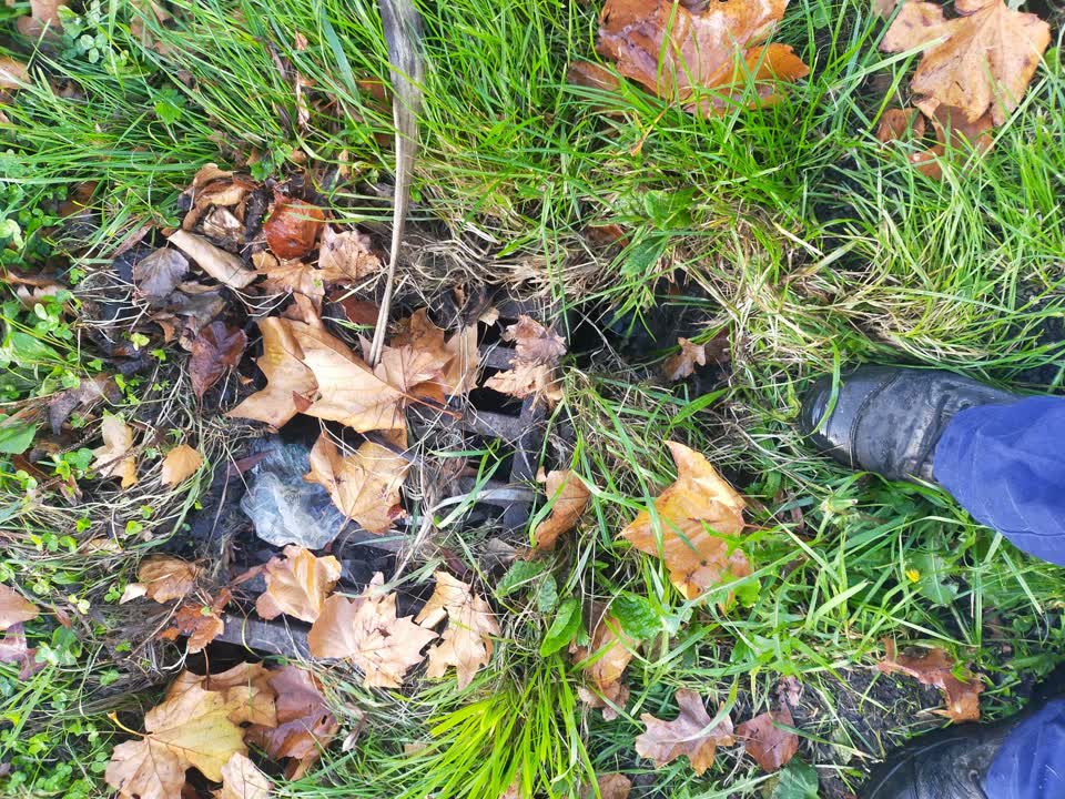 The photograph attached to this wastewater/stormwater report