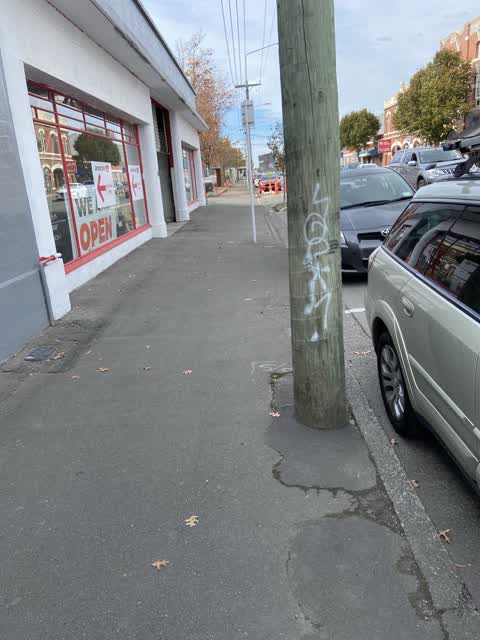 Graffiti, a report photo