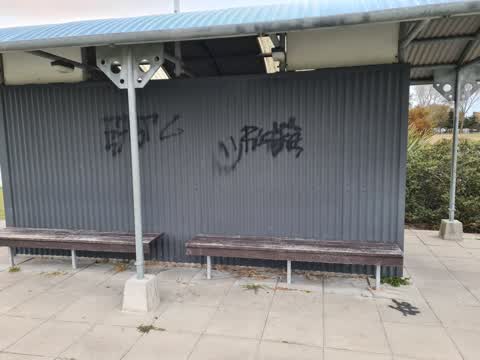 Graffiti, a report photo