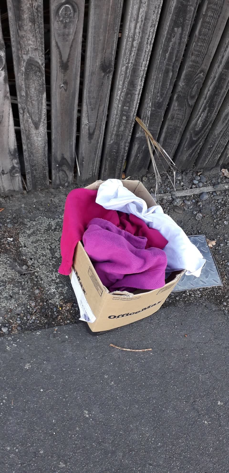 The photograph attached to this rubbish/recycling report