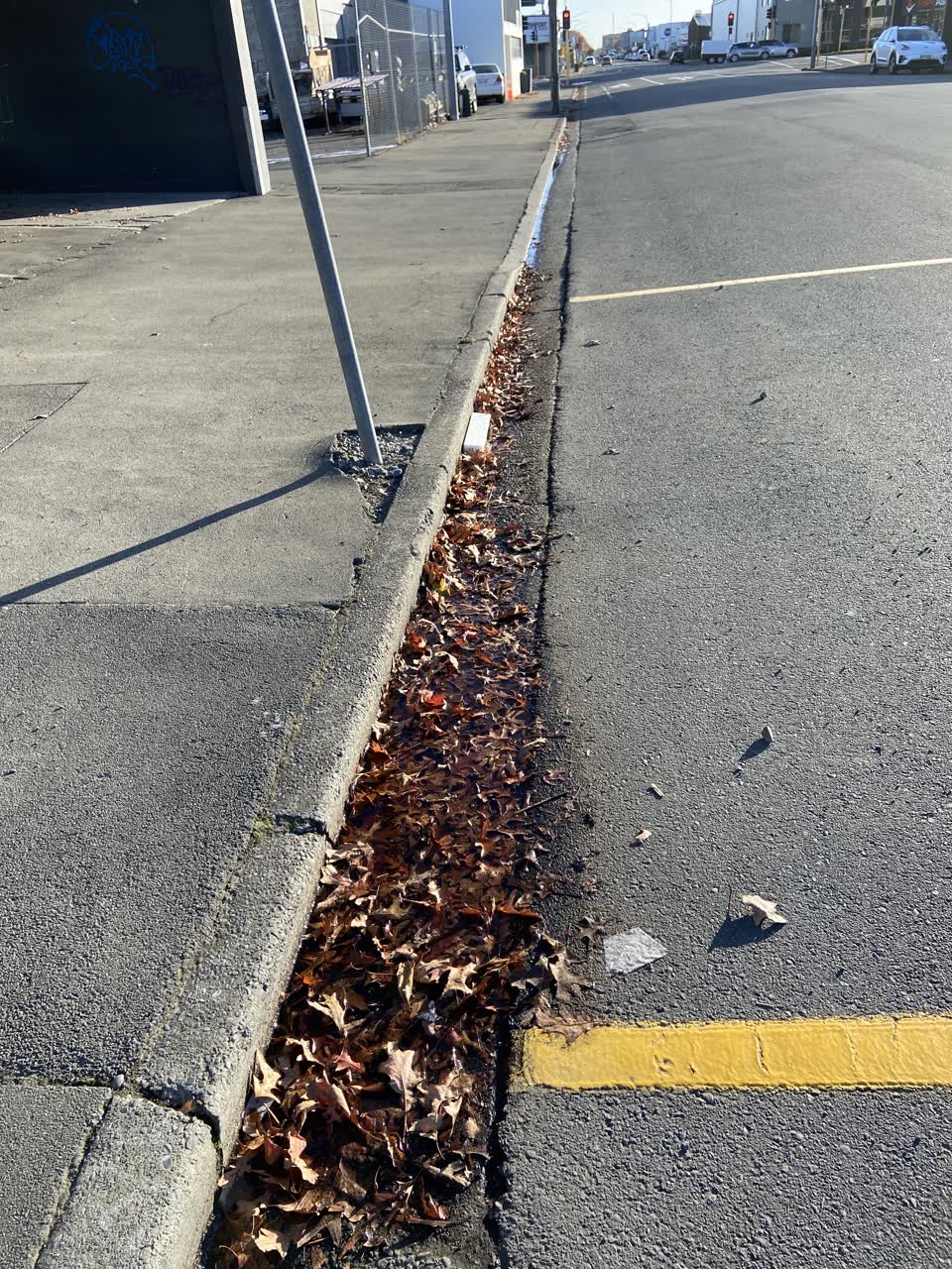 The photograph attached to this water leak report