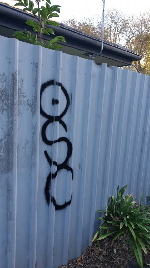 Graffiti, a report photo