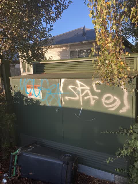 Graffiti, a report photo