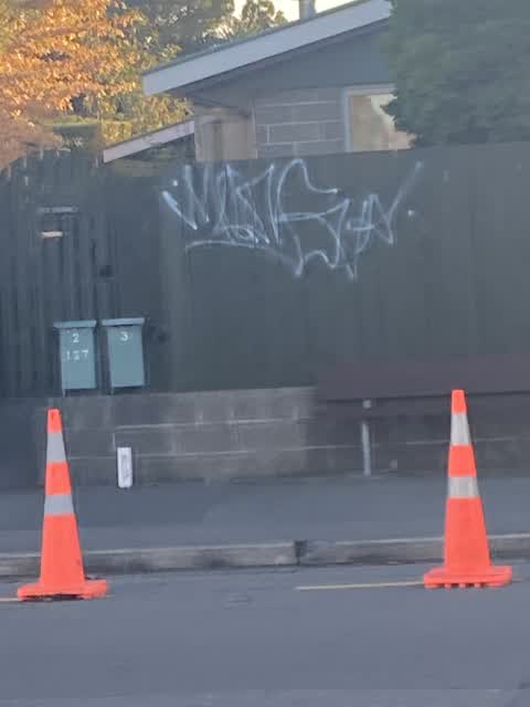 Graffiti, a report photo