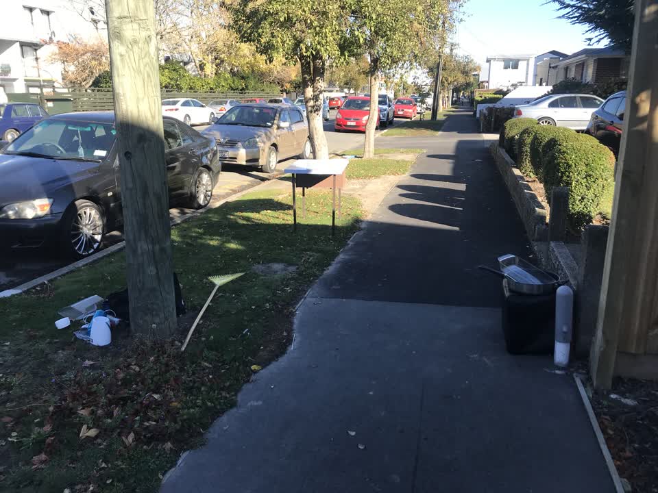 The photograph attached to this rubbish/recycling report