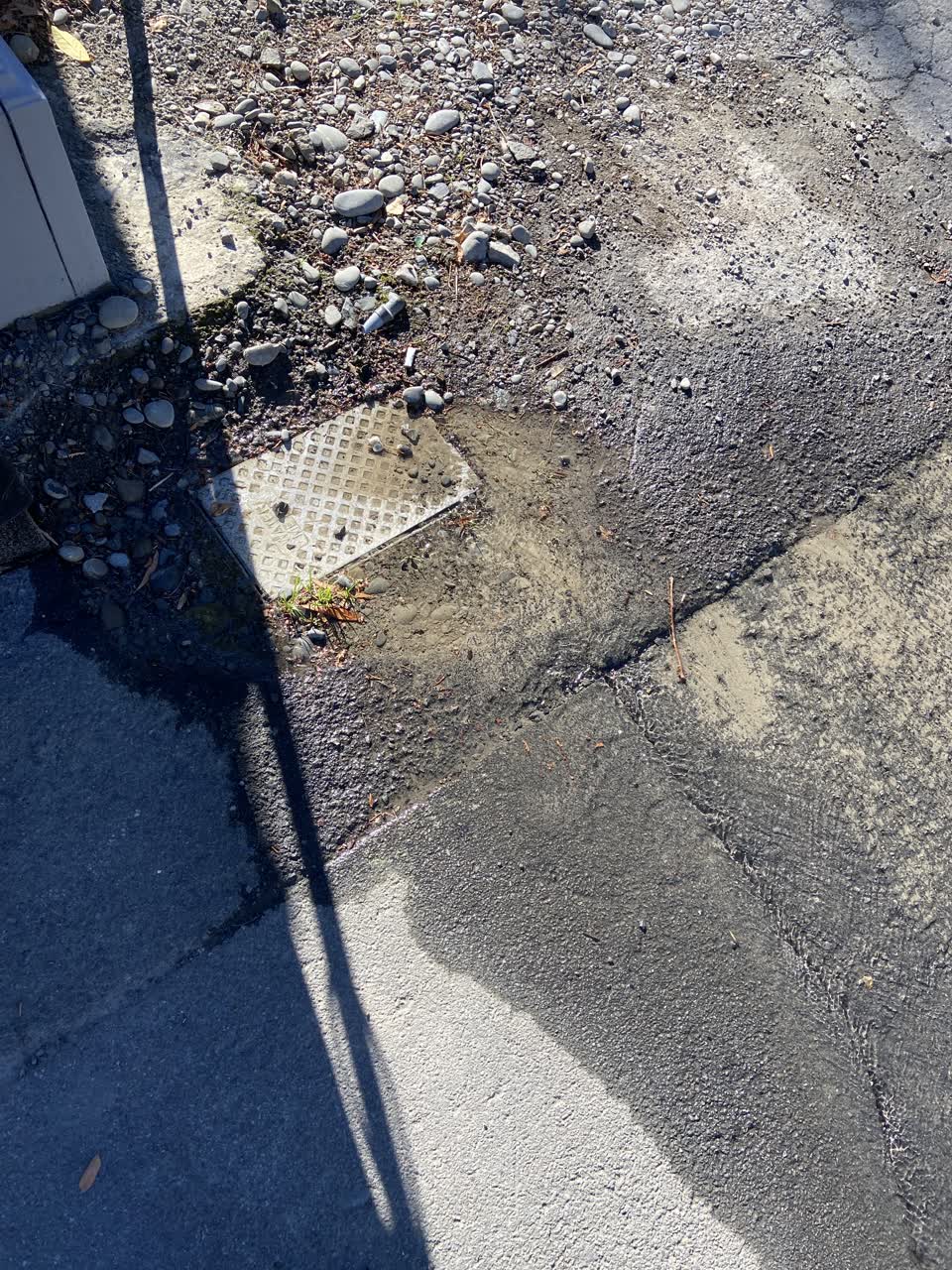 The photograph attached to this water leak report