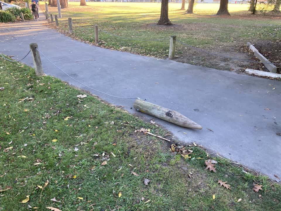 The photograph attached to this parks report