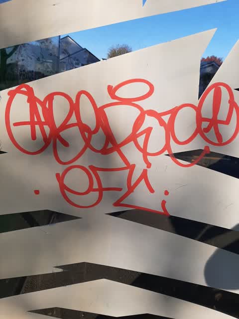 Graffiti, a report photo
