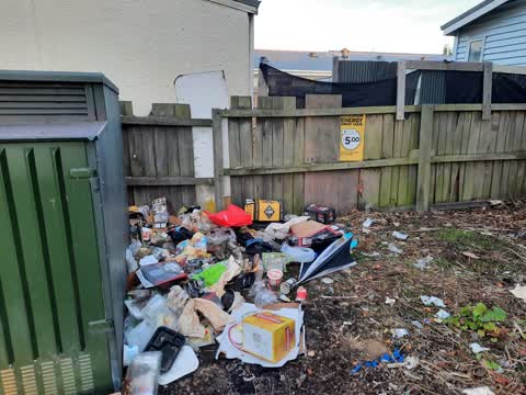 Rubbish/Recycling — a report photo