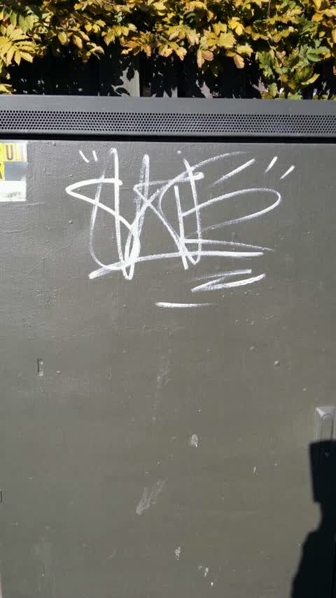 Graffiti, a report photo