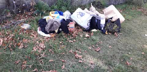Rubbish/Recycling, a report photo