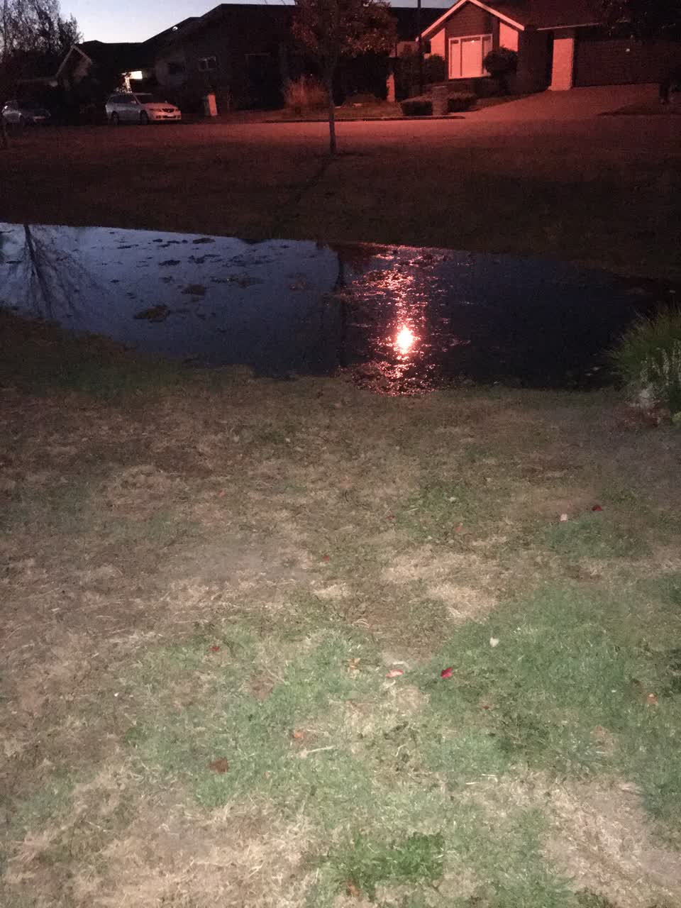 The photograph attached to this wastewater/stormwater report