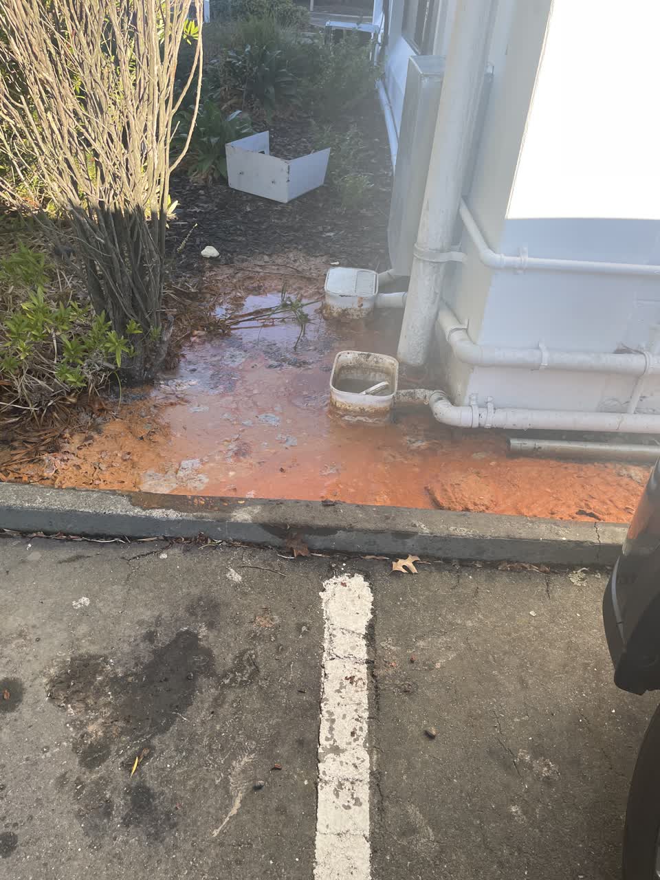 The photograph attached to this wastewater/stormwater report