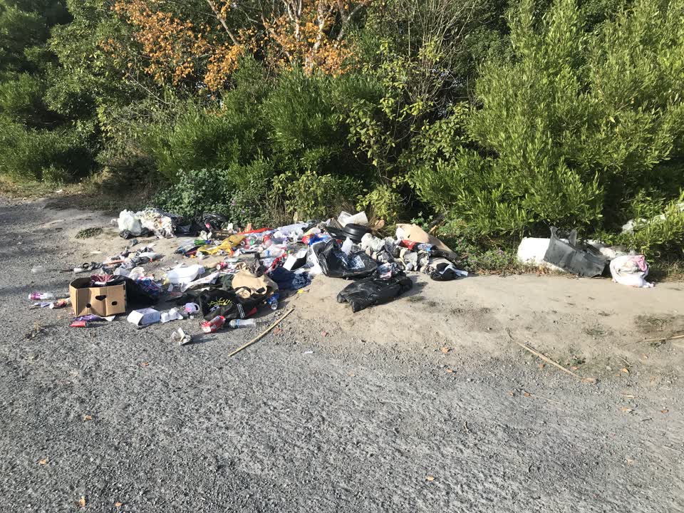 The photograph attached to this rubbish/recycling report
