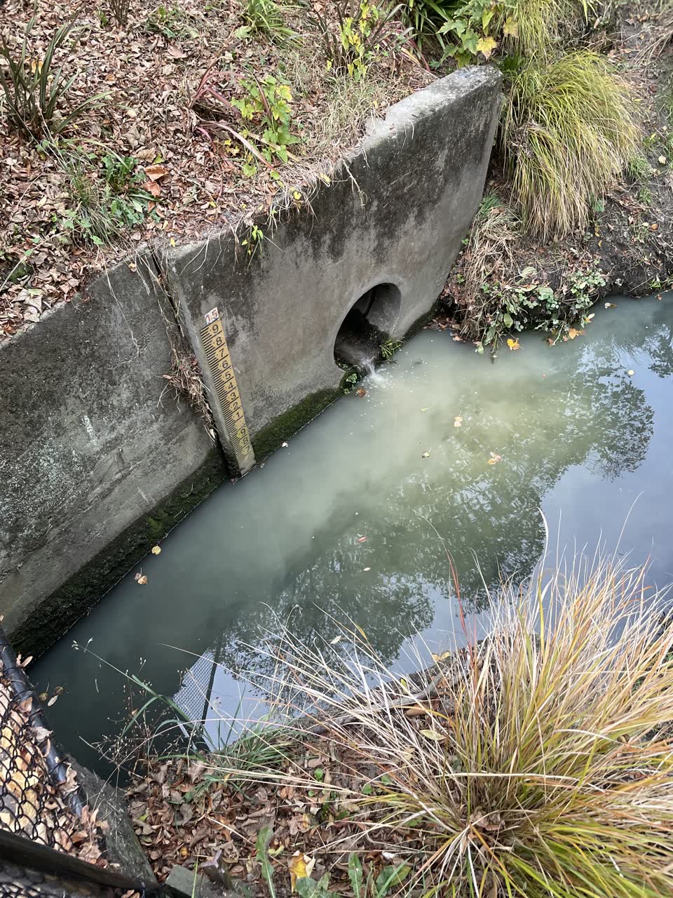The photograph attached to this wastewater/stormwater report