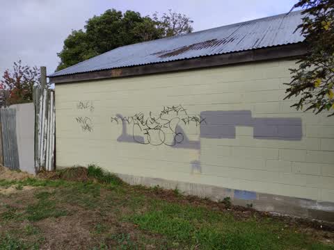 Graffiti, a report photo