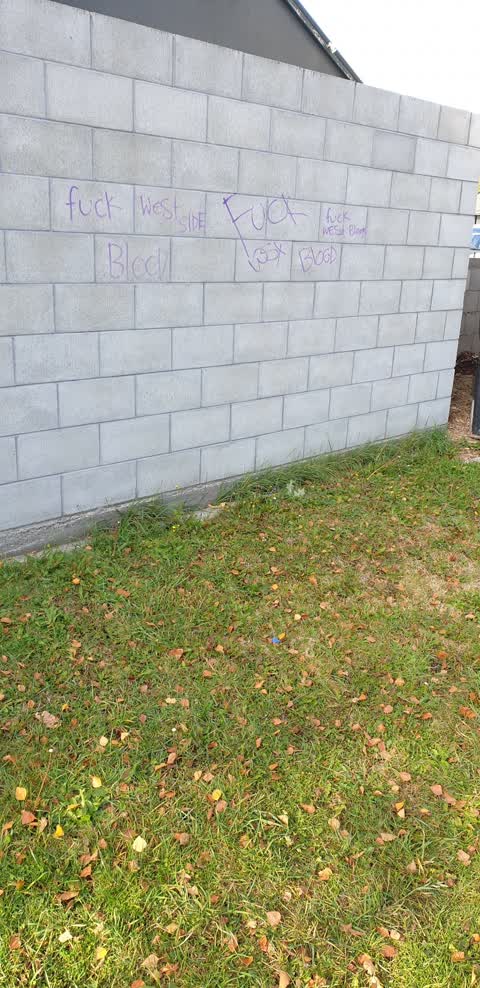 Graffiti, a report photo